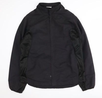 Tombo Men's Black Windbreaker, Small, Polyester