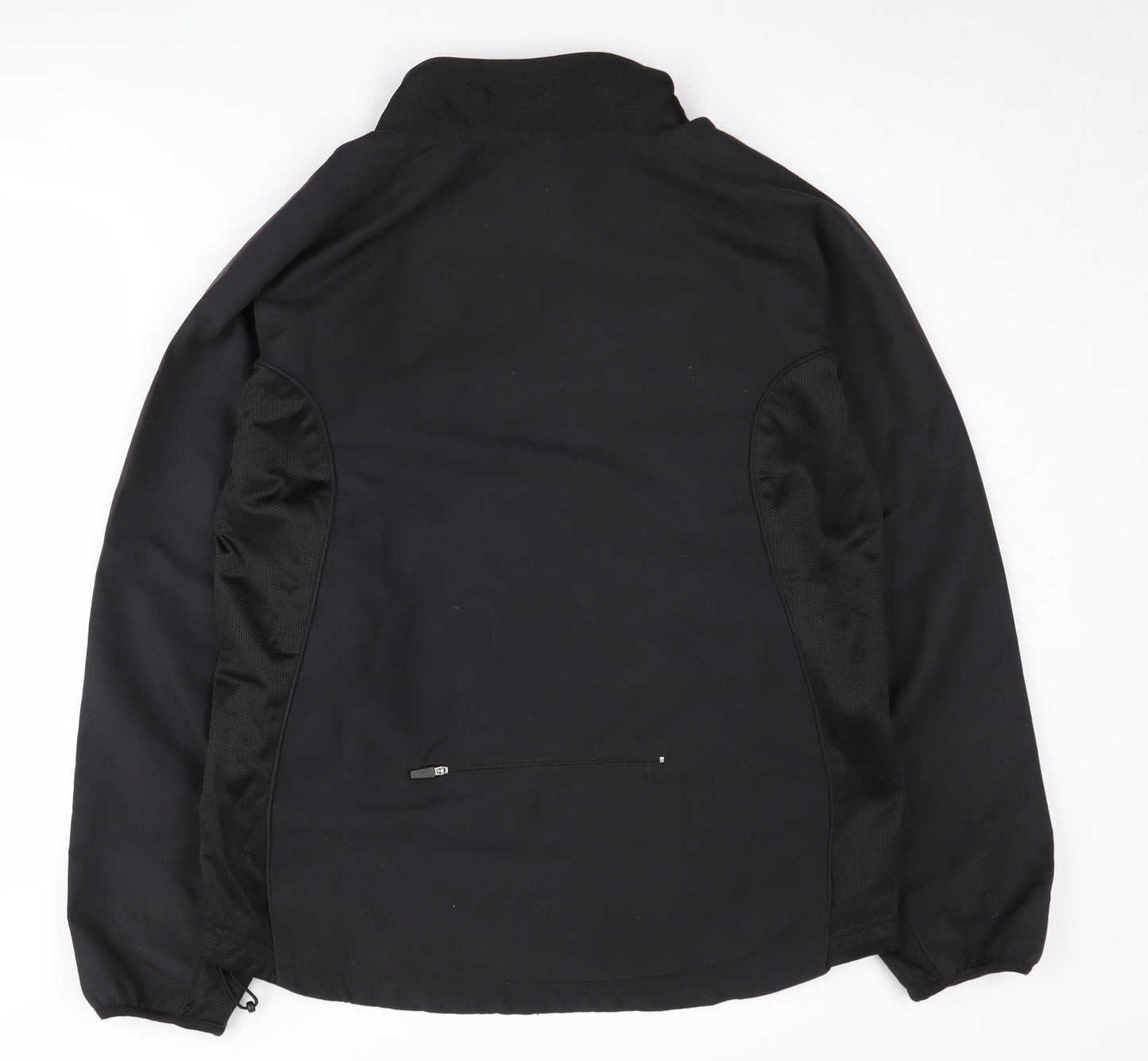 Tombo Men's Black Windbreaker, Small, Polyester