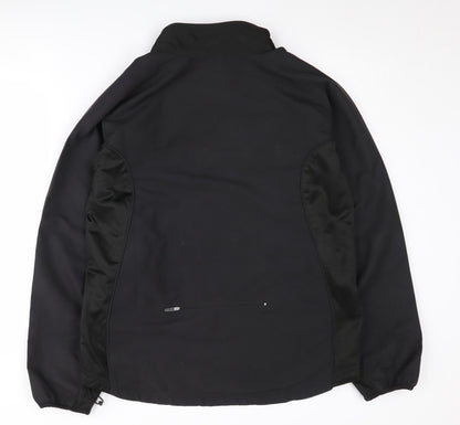 Tombo Men's Black Windbreaker, Small, Polyester