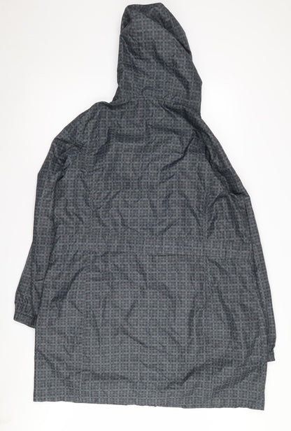 Womens UK Size M Marks and Spencer Grey Rain Coat