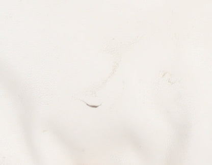 Missguided Ivory Puffer Jacket Women Size 8 Winter