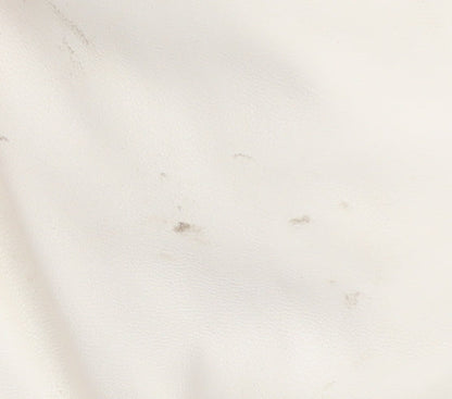 Missguided Ivory Puffer Jacket Women Size 8 Winter