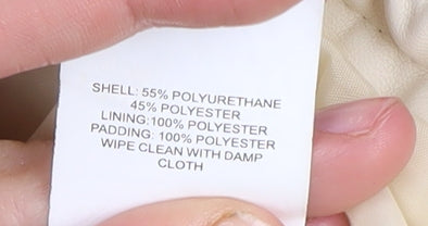 Missguided Ivory Puffer Jacket Women Size 8 Winter