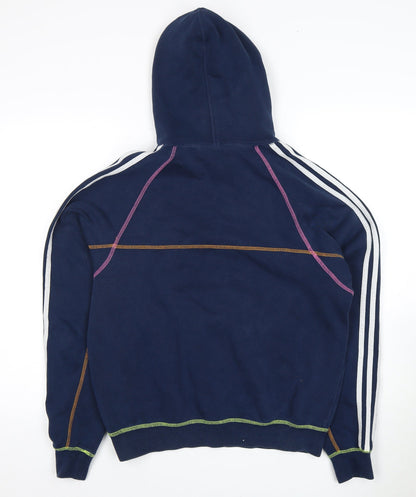Adidas Blue Unisex Hoodie S - Logo, Comfortable Fit
