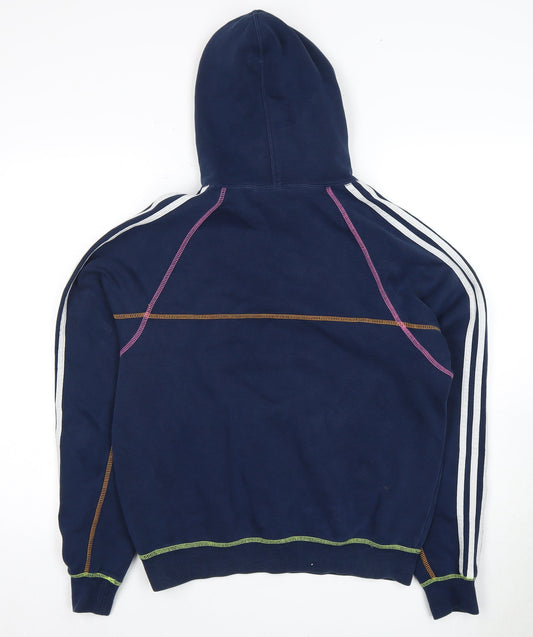Adidas Blue Unisex Hoodie S - Logo, Comfortable Fit