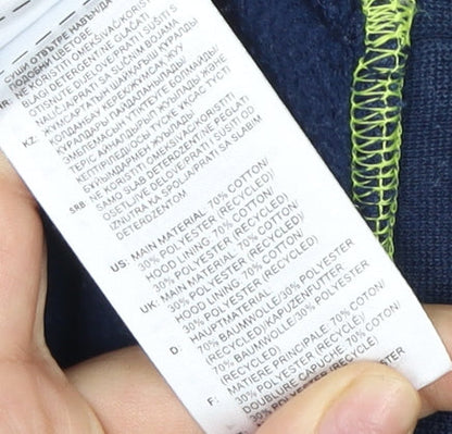 Adidas Blue Unisex Hoodie S - Logo, Comfortable Fit