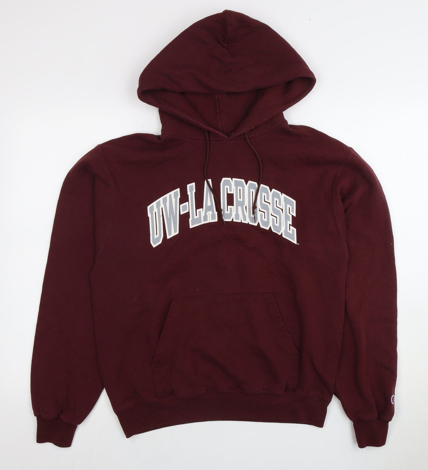 Mens UK Size S Champion Red Pullover Hoodie
