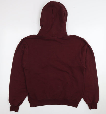 Mens UK Size S Champion Red Pullover Hoodie
