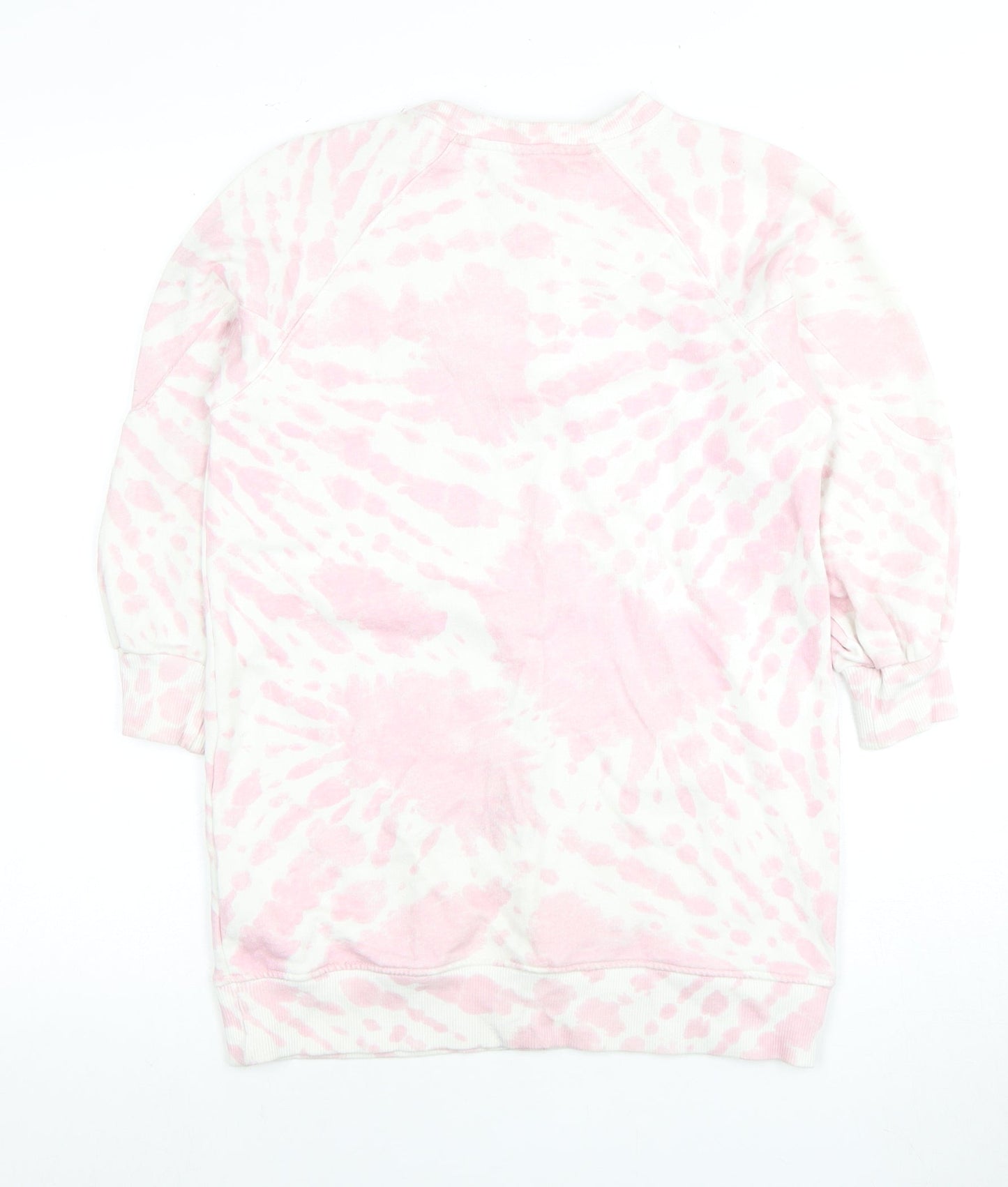 Zara Girls Pink Tie-Dye Graphic Sweatshirt 10-11 Years