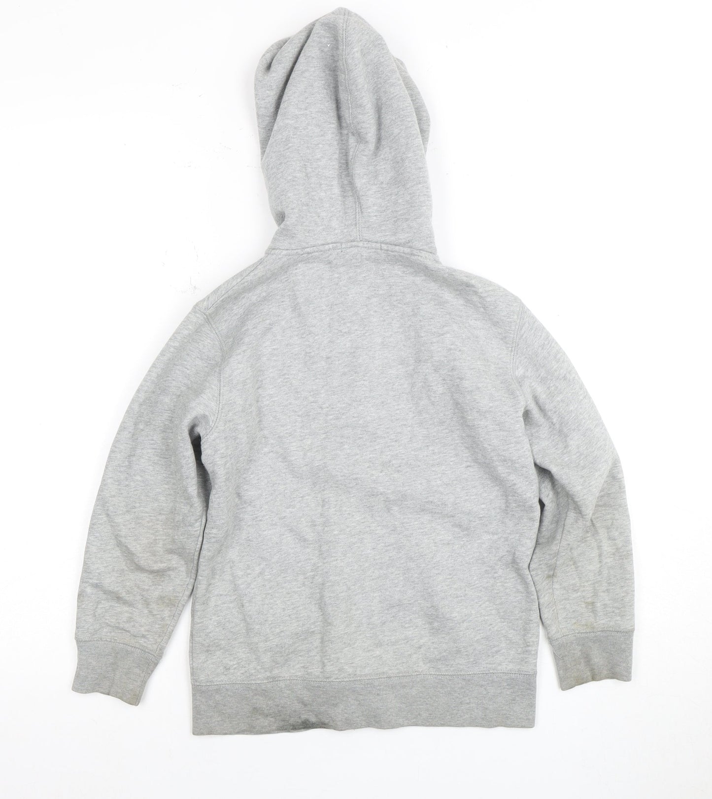 Gap Boys Grey Full Zip Hoodie 6-7 Years with Logo