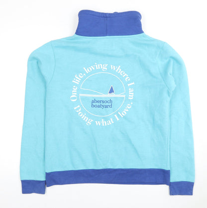 Stonewashed Men's Blue Pullover Sweatshirt M