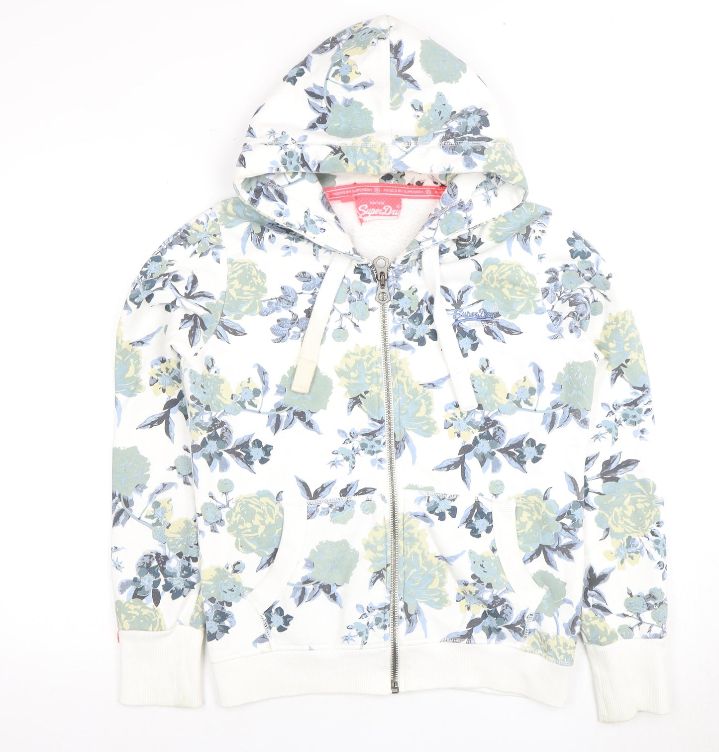 Superdry Women’s Multicoloured Floral Full Zip Hoodie M