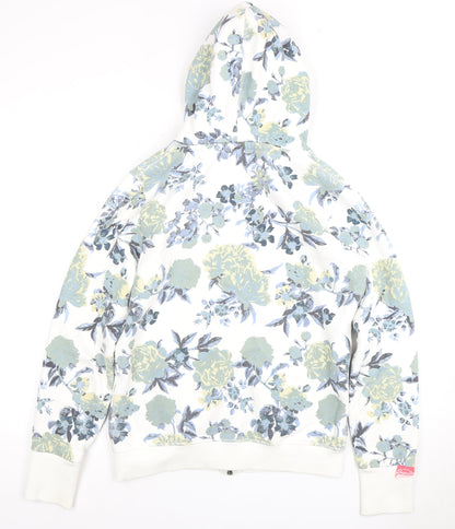 Superdry Women’s Multicoloured Floral Full Zip Hoodie M