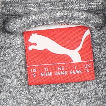 Mens UK Size S PUMA Grey Full Zip Hoodie