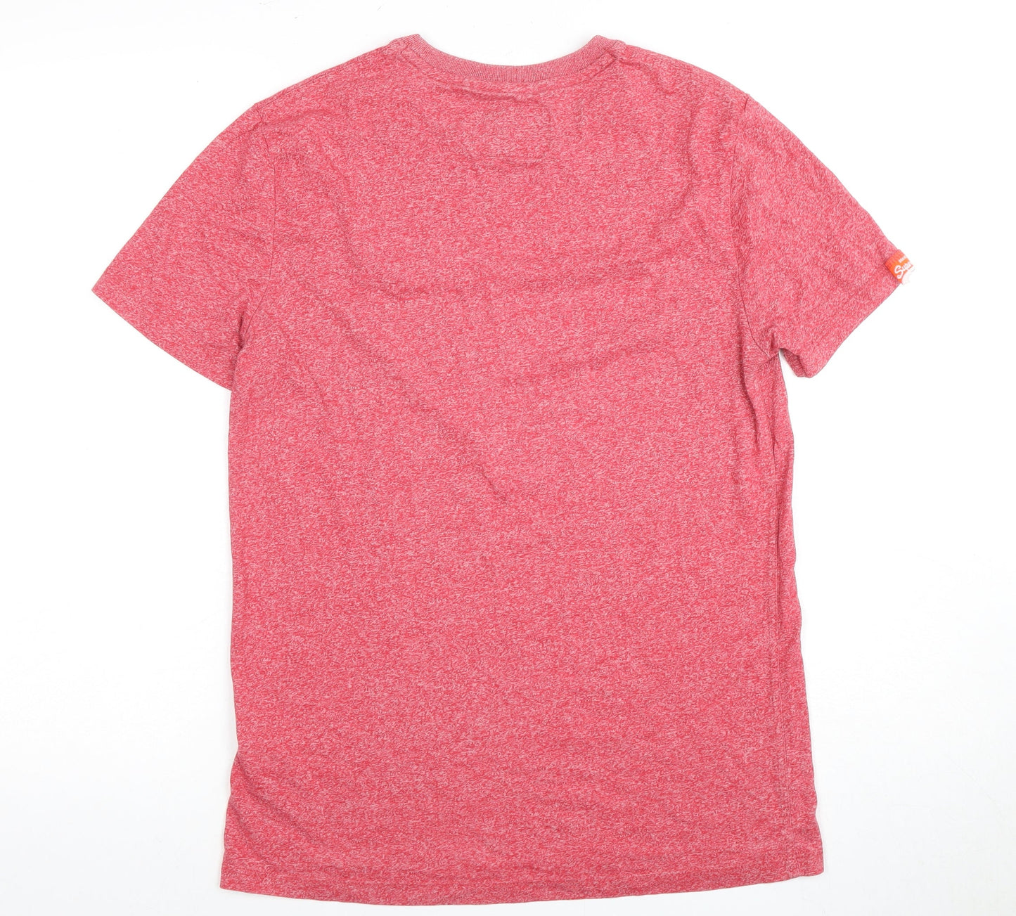 Superdry Men's Red Jersey T-Shirt M Logo Short Sleeve