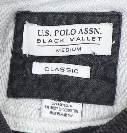 U.S. Polo Assn. Men's Black M Pullover Sweatshirt