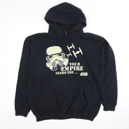 Star Wars Boys Black Pullover Hoodie 14-16 Years