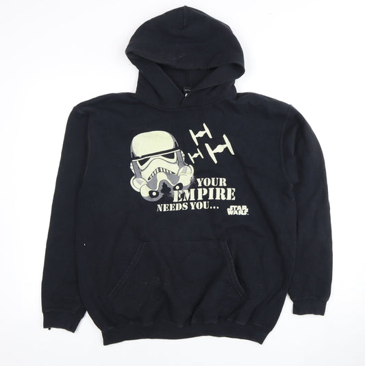 Star Wars Boys Black Pullover Hoodie 14-16 Years