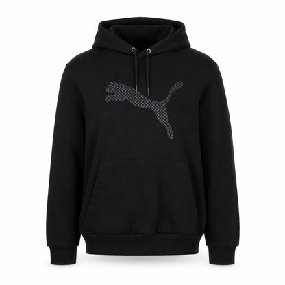 Mens UK Size M PUMA Black Pullover Hoodie