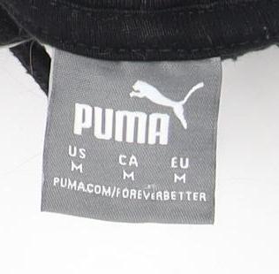 Mens UK Size M PUMA Black Pullover Hoodie