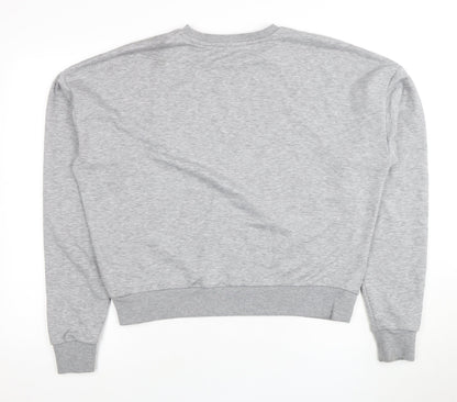 Topshop Women's Grey Pullover Sweatshirt Size 8