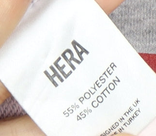 HERA Women's Grey Hoodie S - Cotton Blend Casual Style