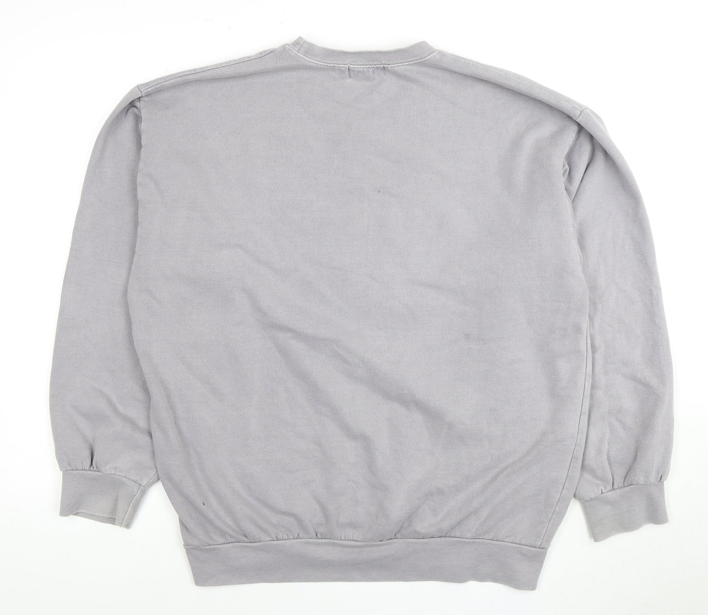 Topman Grey Men’s M Sweatshirt, Crew Neck, Logo