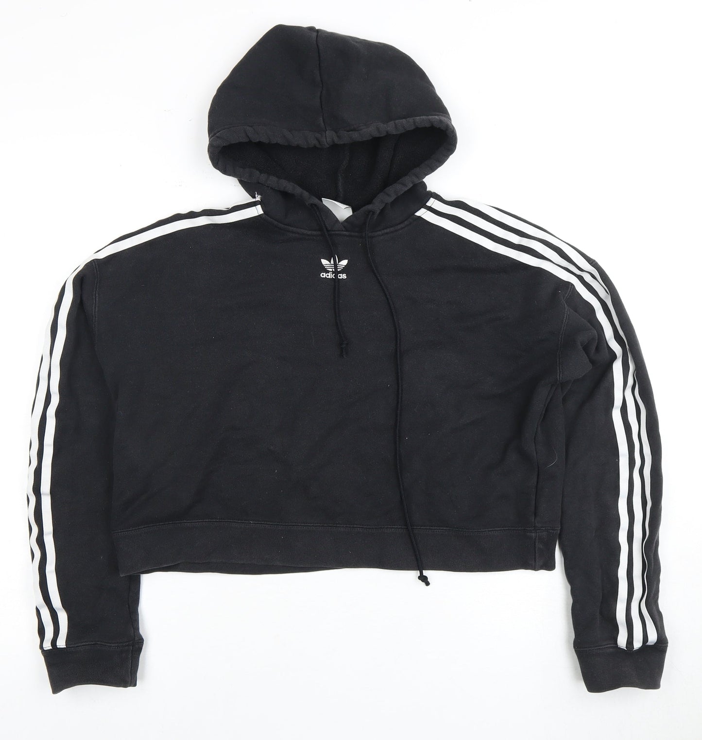 Adidas Women’s Black Hoodie, Size 8, Pullover