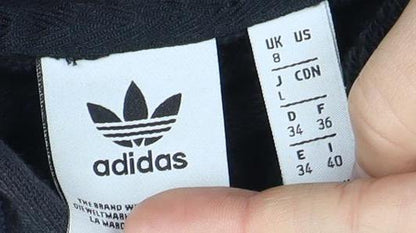 Adidas Women’s Black Hoodie, Size 8, Pullover