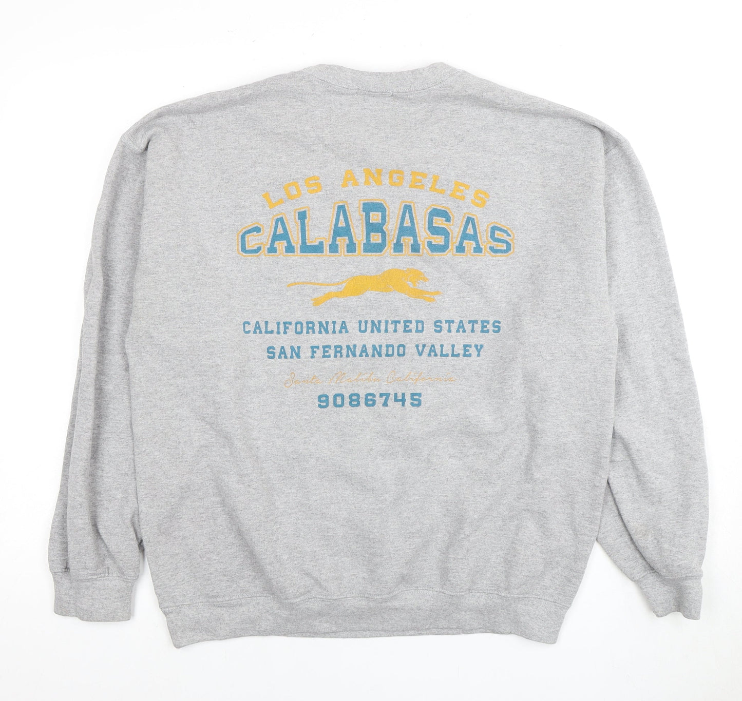 Prettylittlething Grey Unisex Sweatshirt Size 18