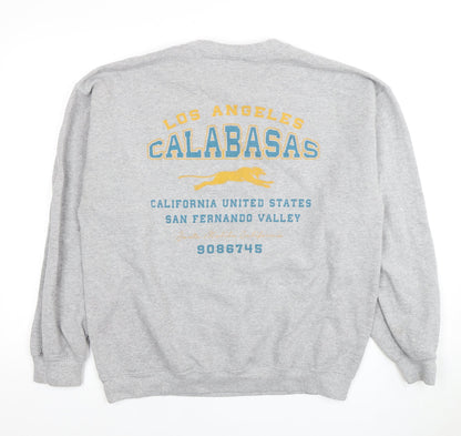 Prettylittlething Grey Unisex Sweatshirt Size 18