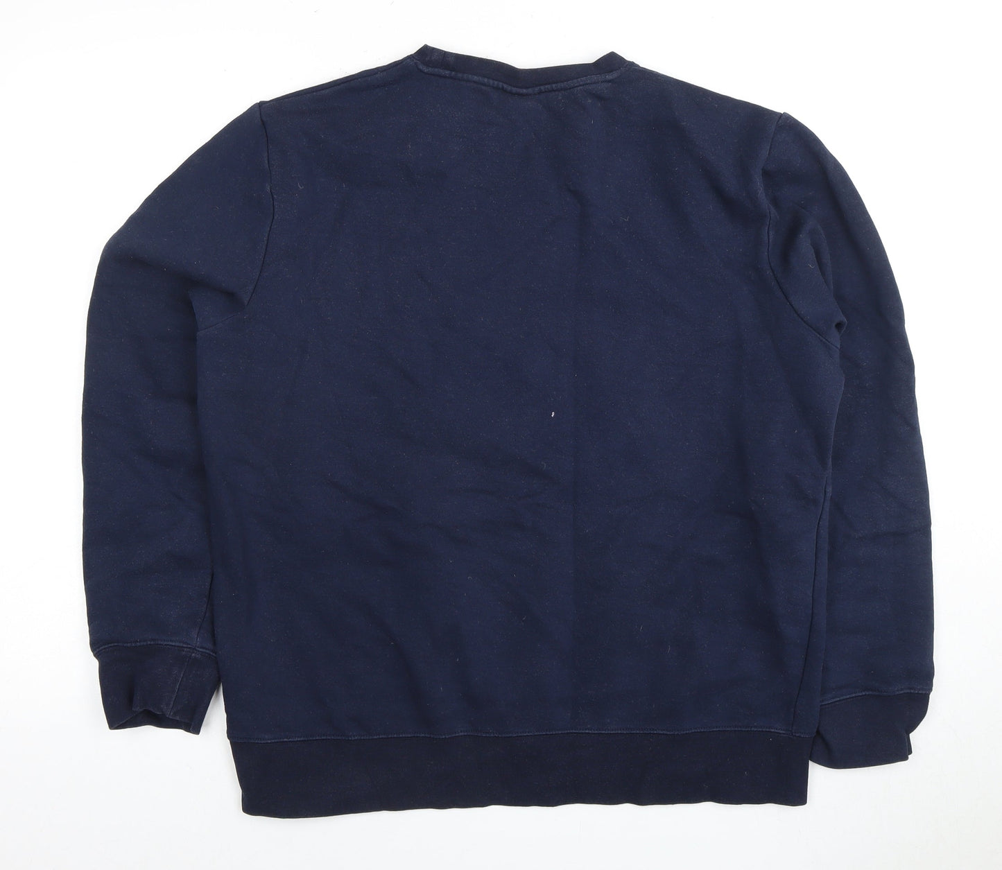 H&M Women's Blue Floral Sweatshirt, Medium, Pullover