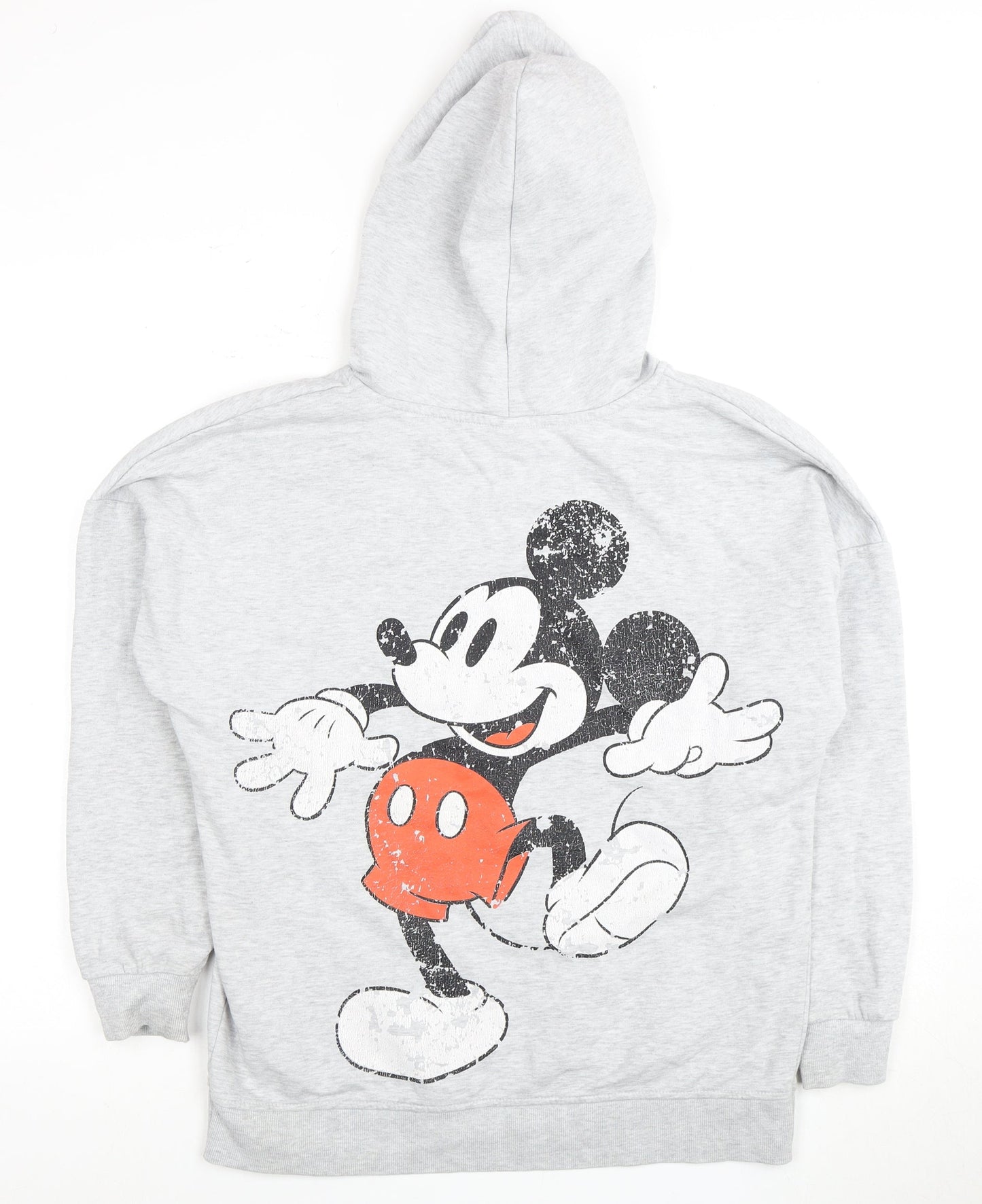 George Women's Grey Hoodie S Walt Disney Mickey Mouse Casual