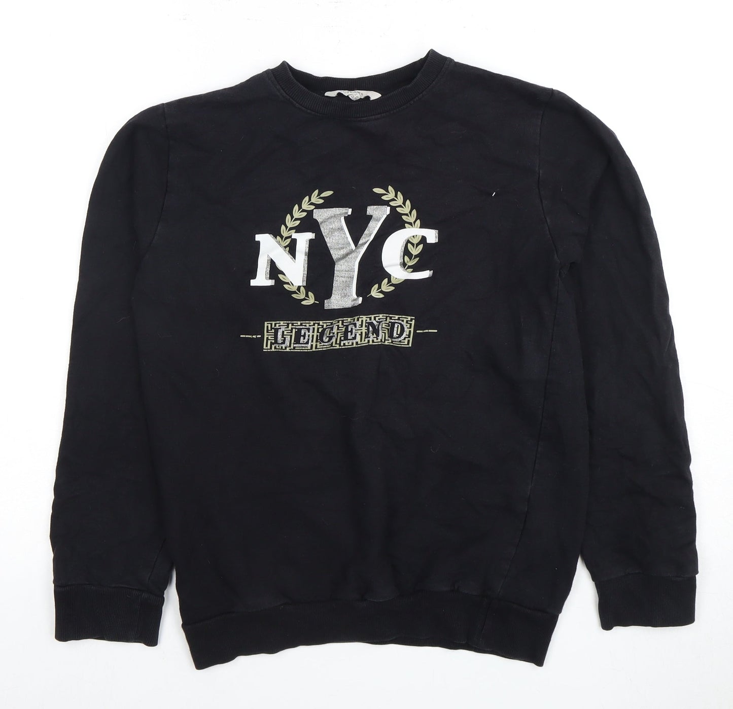 Urban Outlaws Boys Black Pullover Sweatshirt 13 Years