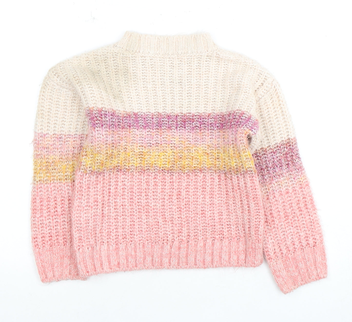 Marks and Spencer Girls Multicoloured Pullover Jumper - Size 6
