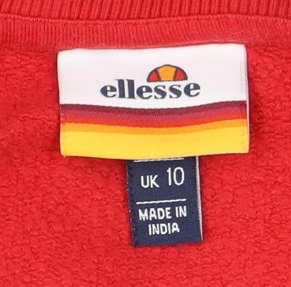Ellesse Women's Red Blue White Pullover Sweatshirt