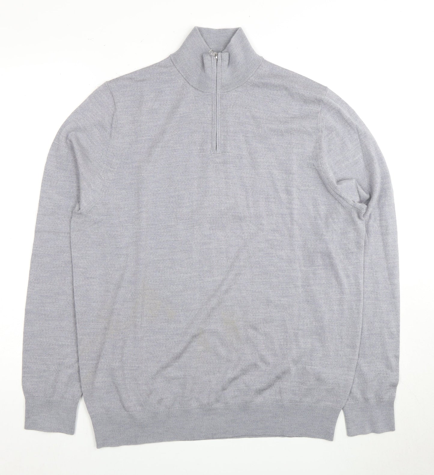 Marks and Spencer Men’s Grey Wool Pullover Jumper L
