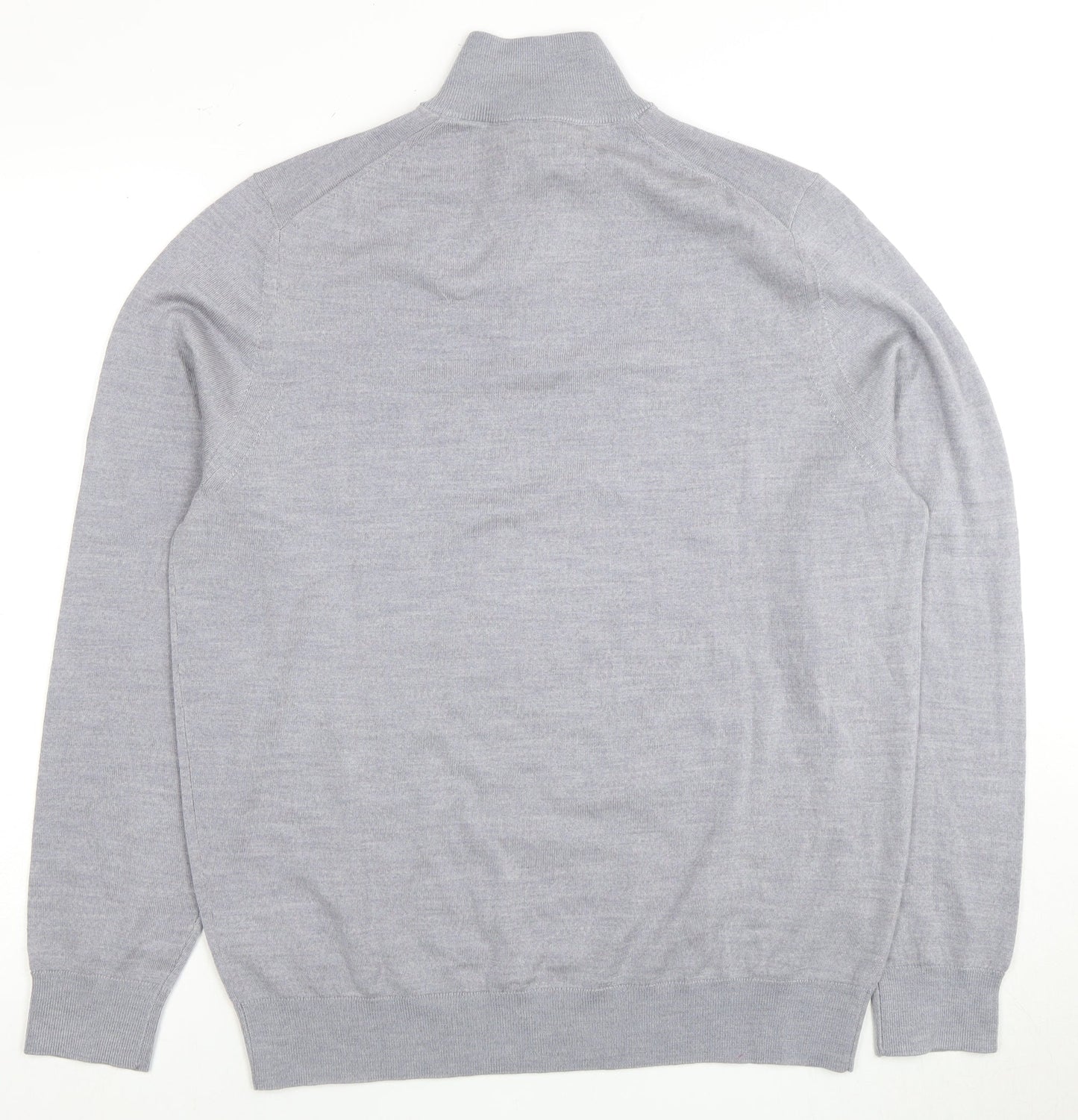 Marks and Spencer Men’s Grey Wool Pullover Jumper L