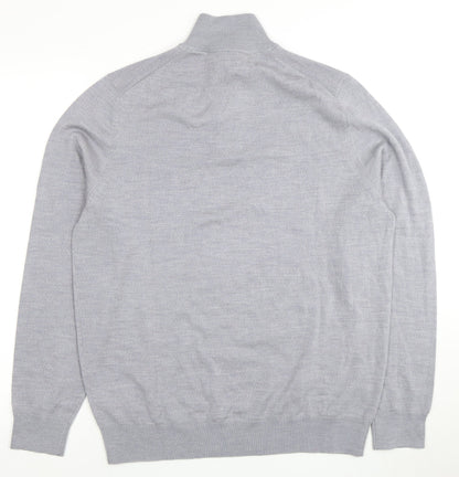 Marks and Spencer Men’s Grey Wool Pullover Jumper L