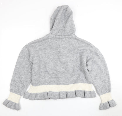 Womens UK Size L NEXT Grey Pullover Jumper
