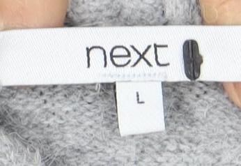 Womens UK Size L NEXT Grey Pullover Jumper