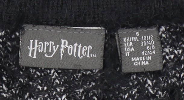 Harry Potter Women’s Black Pullover Jumper, S, Winter
