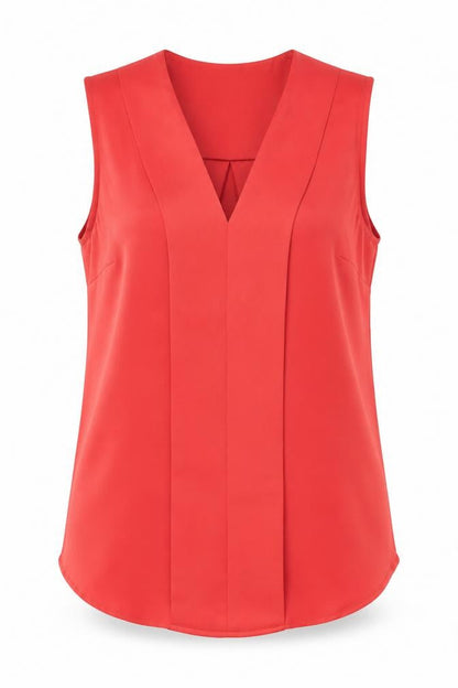 Womens UK Size 12 L.K. Bennett Red Tunic Blouse