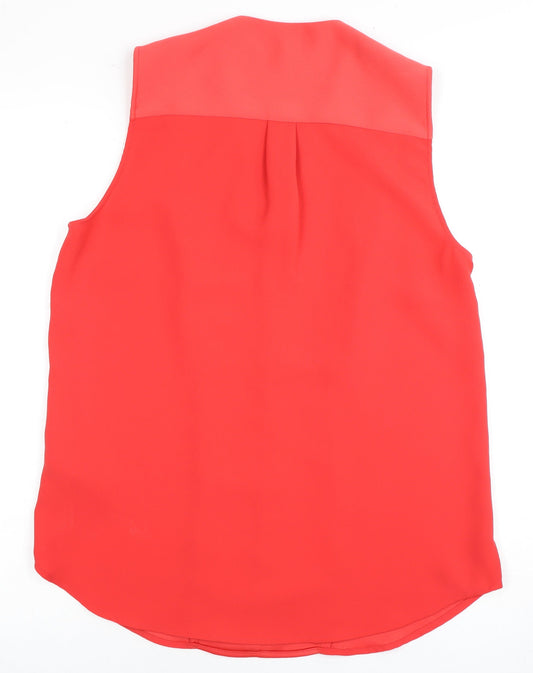 Womens UK Size 12 L.K. Bennett Red Tunic Blouse