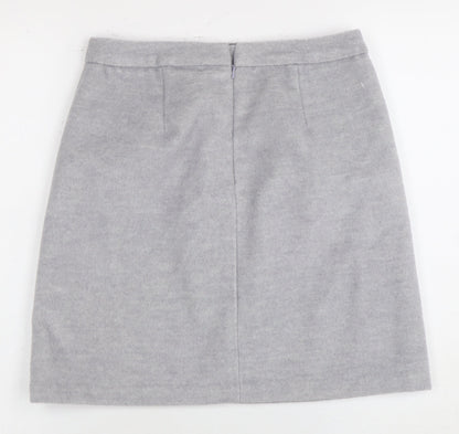 Marks and Spencer Women's Grey Pencil Skirt, Size 8