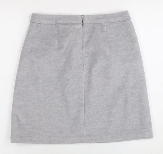 Marks and Spencer Women's Grey Pencil Skirt, Size 8