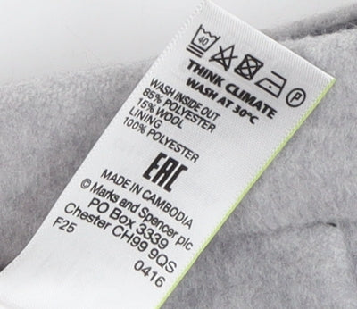 Marks and Spencer Women's Grey Pencil Skirt, Size 8