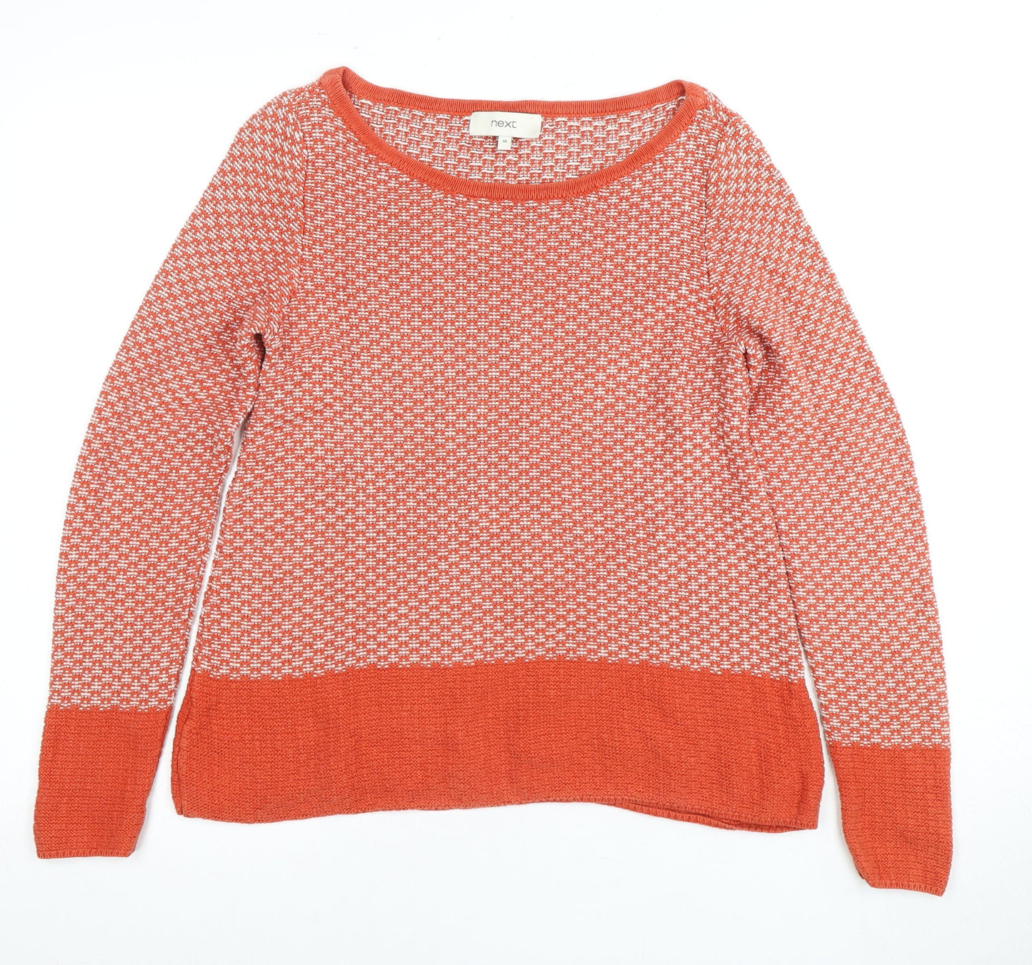 Womens UK Size 10 NEXT Red Pullover Jumper