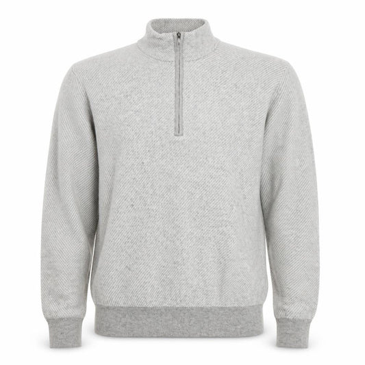 Hart Schaffner Marx XL Grey Full Zip Men's Jumper