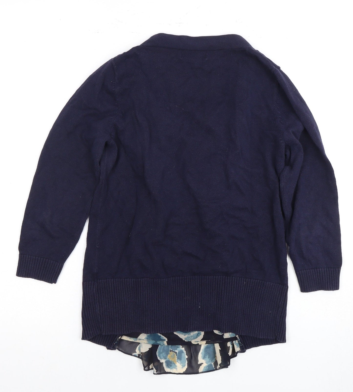 Womens UK Size 8 NEXT Blue Tunic Blouse